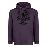 Plum im your huckleberry Heavyweight Hoodie - linhVisuals
