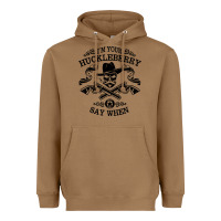 Toasted Coconut im your huckleberry Heavyweight Hoodie - linhVisuals