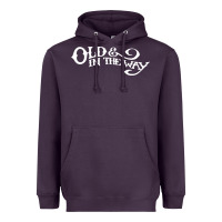 Plum old and in the way musician Heavyweight Hoodie - linhVisuals