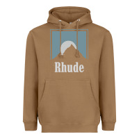 Toasted Coconut Rhude Adventure Heavyweight Hoodie - linhVisuals