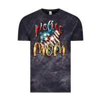 Cloud Black Police Mom Vintage Tee - FaDigitalArtStudio