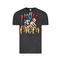 Vintage Black Police Mom Vintage Tee - FaDigitalArtStudio