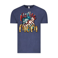 Vintage Denim Police Mom Vintage Tee - FaDigitalArtStudio