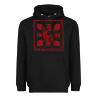 Black jonathan fireeater Heavyweight Hoodie - linhVisuals