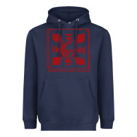 Navy jonathan fireeater Heavyweight Hoodie - linhVisuals