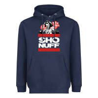 Navy sho nuff old school Heavyweight Hoodie - linhVisuals