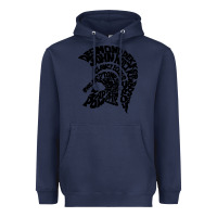 Navy trojan artist Heavyweight Hoodie - linhVisuals