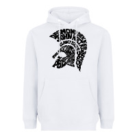 White trojan artist Heavyweight Hoodie - linhVisuals