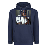 Navy kevin hart album art Heavyweight Hoodie - linhVisuals