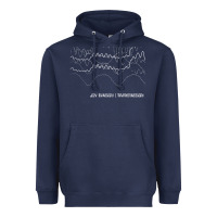 Navy joy division transmission fanart tribute design Heavyweight Hoodie - linhVisuals