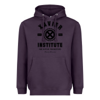 Plum xavier institute Heavyweight Hoodie - linhVisuals