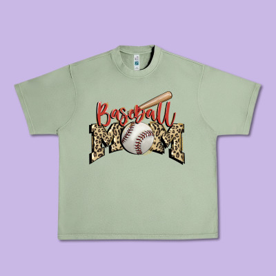 Baseball Mom Urban Heavy Tee Designed By Fadigitalartstudio