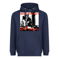 Navy against me white crosses tour 2022 Heavyweight Hoodie - linhVisuals
