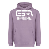 Lavender GROOVE ARMADA NORTHERN STAR Heavyweight Hoodie - linhVisuals