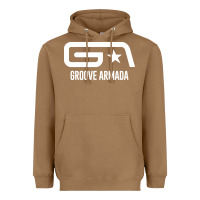 Toasted Coconut GROOVE ARMADA NORTHERN STAR Heavyweight Hoodie - linhVisuals