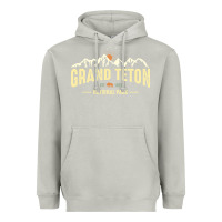 Moon Dust grand teton national park est 1929 vinage wyoming mountains graphic Heavyweight Hoodie - linhVisuals