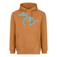 Meerkat great lakes of michigan Heavyweight Hoodie - linhVisuals