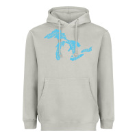 Moon Dust great lakes of michigan Heavyweight Hoodie - linhVisuals
