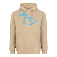 Mushroom great lakes of michigan Heavyweight Hoodie - linhVisuals