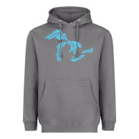 Storm great lakes of michigan Heavyweight Hoodie - linhVisuals