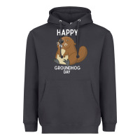 Smoke happy groundhog day respect the shadow funny spring prediction holiday Heavyweight Hoodie - linhVisuals
