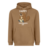 Toasted Coconut happy groundhog day respect the shadow funny spring prediction holiday Heavyweight Hoodie - linhVisuals