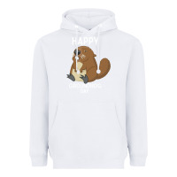 White happy groundhog day respect the shadow funny spring prediction holiday Heavyweight Hoodie - linhVisuals