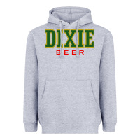 Heather Grey Dixie Beer Heavyweight Hoodie - linhVisuals