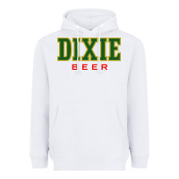 White Dixie Beer Heavyweight Hoodie - linhVisuals