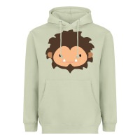Matcha Sneaky Sasquatch Big Head Heavyweight Hoodie - linhVisuals