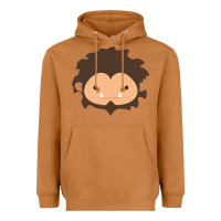 Meerkat Sneaky Sasquatch Big Head Heavyweight Hoodie - linhVisuals