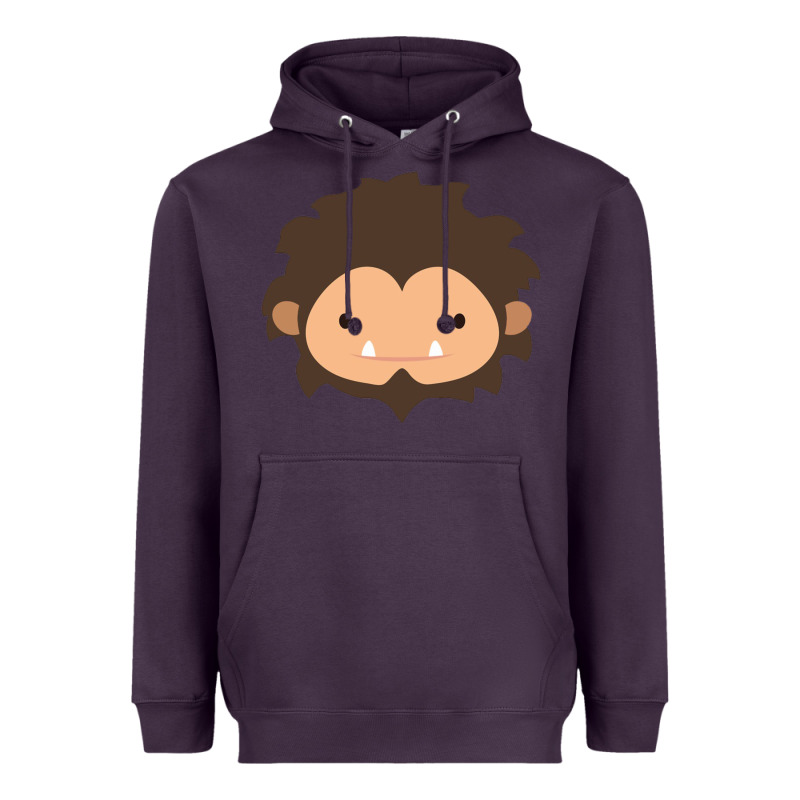 Sneaky Sasquatch Big Head Heavyweight Hoodie by linhVisuals | Teevron