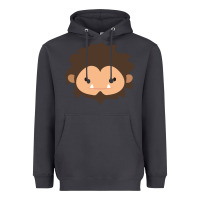 Smoke Sneaky Sasquatch Big Head Heavyweight Hoodie - linhVisuals
