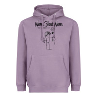 Lavender Never SHOUT Never Heavyweight Hoodie - linhVisuals
