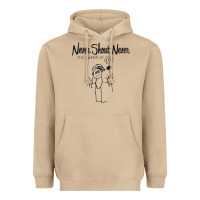 Mushroom Never SHOUT Never Heavyweight Hoodie - linhVisuals