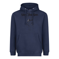 Navy Never SHOUT Never Heavyweight Hoodie - linhVisuals
