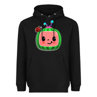 Black cocomelon, kids, kindergarten, kids songs Heavyweight Hoodie - linhVisuals