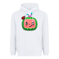 White cocomelon, kids, kindergarten, kids songs Heavyweight Hoodie - linhVisuals