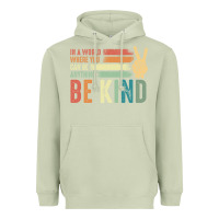 Matcha in a world where you can be anything be kind kindness inspirational gi Heavyweight Hoodie - linhVisuals