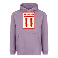 Lavender this way up Heavyweight Hoodie - linhVisuals