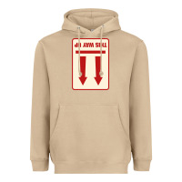 Mushroom this way up Heavyweight Hoodie - linhVisuals