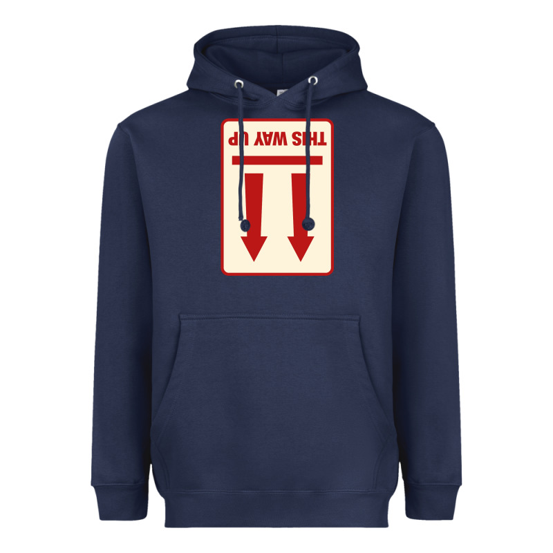 This Way Up Heavyweight Hoodie by linhVisuals | Teevron