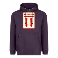 Plum this way up Heavyweight Hoodie - linhVisuals