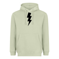 Matcha lightning bolt Heavyweight Hoodie - linhVisuals