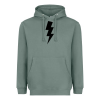 Sage lightning bolt Heavyweight Hoodie - linhVisuals