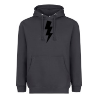 Smoke lightning bolt Heavyweight Hoodie - linhVisuals