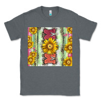 Charcoal Heather Mom leopard Classic Tee - CowGirlArtShop
