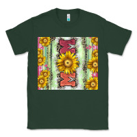 Sports Green Mom leopard Classic Tee - CowGirlArtShop