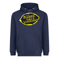 Navy Mikes Harder Heavyweight Hoodie - linhVisuals