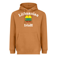 Meerkat lucky lithuanian irish flag shamrock leaf st patricks day Heavyweight Hoodie - linhVisuals